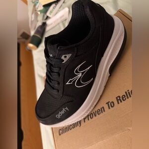 Goefry Black Athletic Shoes